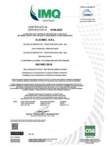 certificato iso 9001 2015